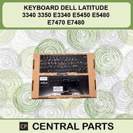 Dell Latitude 13 3340 3350 14 5480 5488 7450 7480 7490 Keyboard