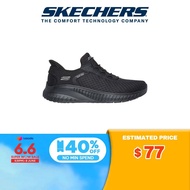Skechers Women Slip-ins BOBS Sport Squad Chaos In Color Casual Shoes - 117504-BBK Memory Foam