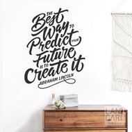 Motivational Quotes Cutting Sticker Home Decoration Wall Glass Sticker