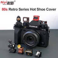 Creative hot shoe cover retro protective cover for Canon M50 200d Nikon Z30 Sony A7m4 Zve10 Fuji XS2