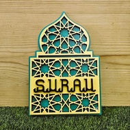 Sign Surau Wooden Signage Penanda Surau Papan Tanda Suarau