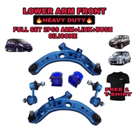 BF HEAVY DUTY  PERODUA VIVA ALL LOWER ARM FRONT FULL SET + STABILIZER LINK + BUSH SILICONE SUSPENSIO