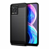 Realme 8 Carbon Silicon Premium Soft Case Armor