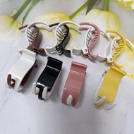 DBT18 3-tooth, 5-tooth folding hair clip in 2 colors - 4.5cm to 5cm long