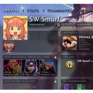 Dota 2 Account - Immortal Leaderboard Rank 77 (9.3k MMR)