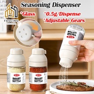 【SG】Precise Quantitative Salt Container Seasoning Dispenser Glass Spice Sugar Dispenser Jar
