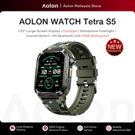 Aolon Tetra S5 Smart Watch Original 1.93” HD Bluetooth Call Read WA Compass Long Battery Life Fitnes