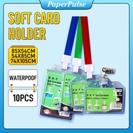 10pcs/pack Vertical/Horizontal T-014 ID case Size 54×90mm Soft card holder