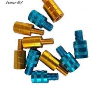 DELMER Fishing Net Adaptor 10mm to 8mm DIY Aaccessory Aluminum Alloy Thread Adaptor M8/M10/M12 8mm t