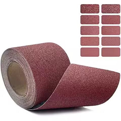 60-600Grits Sandpaper 10M Long 115mm Abrasive Metal Glass Carpentry Sanding Paper Sander Belts