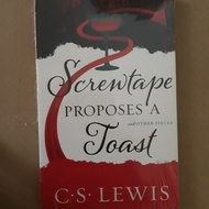 CS LEWIS Screwtape Proposal A Toast (new, seal) Classic Novel Original Letters Sequel Devil English 