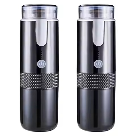 AT05-2X Electronic Coffee Maker Rechargeable Espresso Machine Car Coffee Make Ground Coffee & Espres
