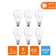 Osram Ledvance Lampu Bohlam LED 5 Watt (Paket Isi 6)