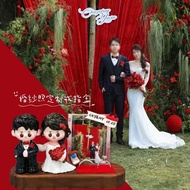 Customized photo Q-version doll figurine blind box couple gift for bestie wedding gift, marriage cer