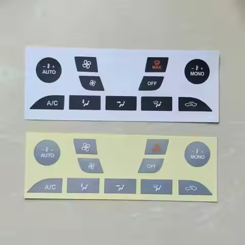 Car Dashboard Panel Air Conditioning Knob Buttons Repair Sticker For Ford Focus MK2 MK1 MK III Butto