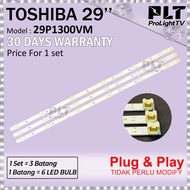 TOSHIBA 29 Inch 29P1300VM LED Backlight TV / Lampu TV 23P1300