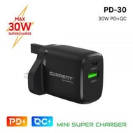 Elementz 2 Port 30W 黑色充電器 PD-30