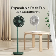 Table Fan 8000mAh Battery Rechargeable Standing Portable USB Cooling Desk Small Desktop Desk Fans