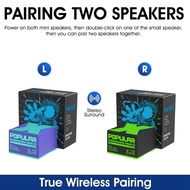 X1 Mini Speaker Wireless Bluetooth ,360°Stereo Surround Bass, Audio Music & Calls ,Portable Speaker