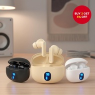 D56 Wireless Bluetooth Headset TWS Intelligent Noise Cancelling LED Display Touch Control Heavy Bass