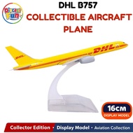 16cm  DHL Boeing B757 Diecast Aircraft Model Alloy Airplane Collectible Educational Toy Kids Gift