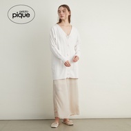 Gelato pique Autumn Winter Women's Cardigan Solid Color Woven Soft Home Pajamas PWNT204070