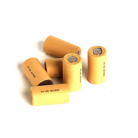 SC1500mAh NICD Discharge Current 10C 15A Ni-CD 1.2V SC1.5Ah Rechargeable Power Tool Battery Cells