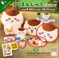 Chiikawa 一番賞 日版 栗子饅頭 C賞 栗子饅頭臉部抱枕 D賞 烤秋刀魚絨毛收納袋 E賞 士多啤梨 獅子狗 竹輪 禁酒 啤酒 酒牌 宿醉