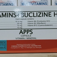 Multivitamins + Buclizine Capsule - APPS 100's  - For Appetite ( Pampagana Kumain )