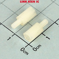 [30 Pieces]- HEX-M3 Plastic Pillar Male-Female Length 9mm Linhkien IC