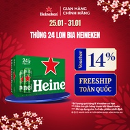 Thùng 24 lon bia Heineken 330ml/lon