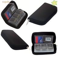 GORROS Memory Card Box, Nylon Waterproof Memory Card Storage Bag, Portable 22 Slots Carrying  for CF
