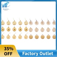 30Pcs Christmas Tree Decor High Qulity White Gold Ball Ornament Bauble Party Hanging Ball for Home C