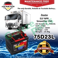 Münster Robust MF CMF 75D23 | 75D23L (60AH) Car Battery Bateri Kereta for Isuzu ELF NPR Smoother 150