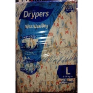 Pampers Drypers WeeWeeDry Size L... Offer Pampers Harga Rahmah... Drypers Wee Wee Dry
