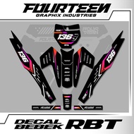 RBT Duck Decal - Modified RBT Trill Trabas 27 Duck Striping Variation Sticker