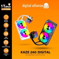 Digital Alliance Kaze 240 AIO Water Cooling 240 Digital CPU Cooler Fan AIO 240