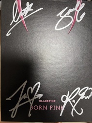 BLACKPINK Born Pink 簽名專輯美簽 親筆簽名