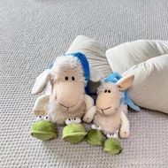 German NI Sheep Nightcap Sheep Baa Baa Sheep Doll Lamb Comforting Doll Doll Pillow Plush Toy Girl