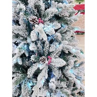 Christmas Tree Decoration Display PE Bullet Leaf Winter Wonder Clear Lights 2107B Snow 150cm 180cm 2