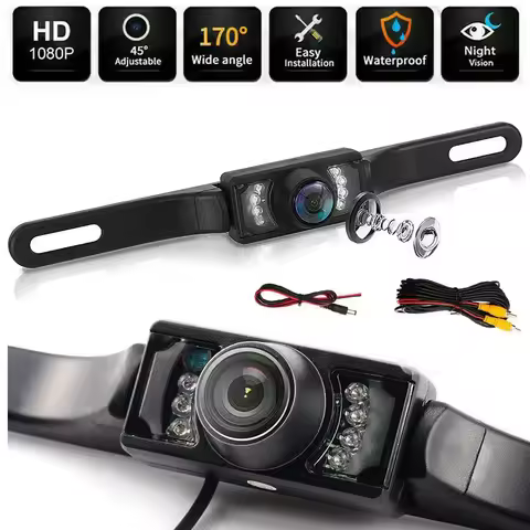 For Pioneer DMH-241EX Car Stereo Rear View Backup Camera License Plate Reverse