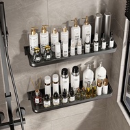 Wall Mounted Bathroom Shelves Shampoo Rack Multifunctional Storage Rack Bathroom Decor