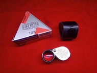 กล้องส่องพระ/เพชร HELKON 10X18 เลนส์แก้วสามชั้น   เคลือบมัลติโค๊ด ส่องชัดสบายตา แถมฟรีซองหนัง