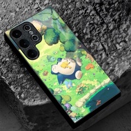 snorlax pokemon 08 design Phone Case Glass for Samsung Galaxy S20 S21 S22 S23 S24 S25 Ultra Plus S23