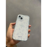 Phone Phone Case Suitable for iPhone 7 8 X XS XR XSMAX 11 12 13 14 15 16 17 Pro max Plus Air Blue Li