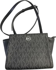 MICHAEL KORS Womens Small Freya Crossbody Handbag Black, Black