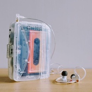 全新 現貨 透明 卡式帶 播放機 Clear  Cassette player 磁帶 錄音帶 Walkman 內置AM FM電台功能 順豐站取包郵