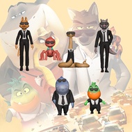 6pcs The Bad Guys Mr. Wolf Mr. Snake Action Figure Model Toys