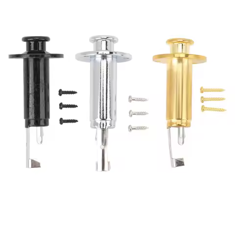 6.35mm Electric Guitar Mono Endpin Output Jack Brass Alloy High Sensitivity EQ Equalizer Output Sock