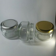 ✥▨120ml Glass Jar Wide Mouth  (1 Dozen)